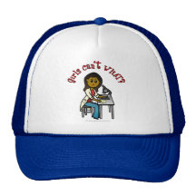Científico de sexo femenino oscuro gorros  