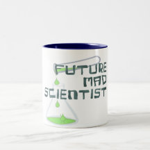 Científico enojado futuro tazas de café