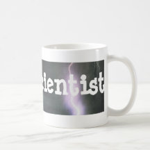 científico enojado taza