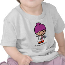 Científico futuro - chica camiseta
