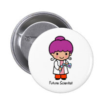 Científico futuro - chica pin