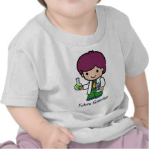 Científico futuro - muchacho camiseta