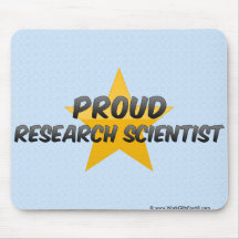 Científico orgulloso de la investigación tapete de ratón