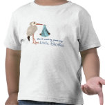 Cigüeña clásica 2 (azules) (fiesta de bienvenida a camisetas