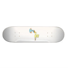 Cigüeña que entrega a un bebé patinetas personalizadas