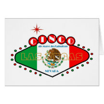 CINCO de Mayo en la tarjeta fabulosa de Las Vegas