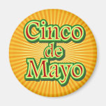 Cinco de Mayo México diseño del 5 de mayo Iman De Nevera