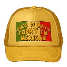 Cinco de Mayo soy hoy camisetas y regalos mexicano Gorros