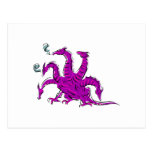 Cinco dirigieron dragon.png púrpura postales