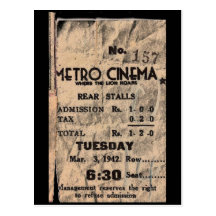 cine del metro postales