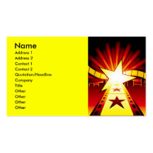 CINEMA7, nombre, dirección 1, dirección 2, contact Tarjetas De Visita