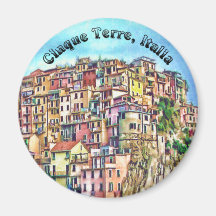 Cinque Terre, Italia Imanes De Nevera