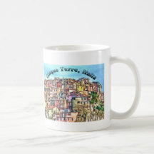 Cinque Terre, Italia Taza