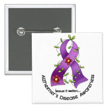 Cinta 1 de la flor de la CONCIENCIA de la ENFERMED Pins