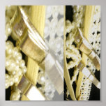Cinta, arcos y perlas impresiones