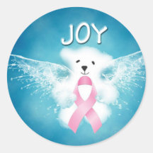 Cinta blanca del rosa del oso de peluche del ángel etiquetas  