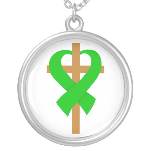 Cinta cruzada del corazón del donante de órganos collar personalizado