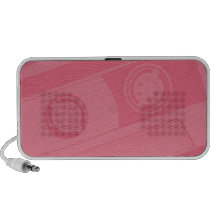 cinta de casete 80s notebook altavoces
