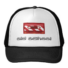 Cinta de casete gorros bordados