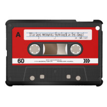 Cinta de casete retra roja personalizada