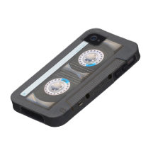 Cinta de casete vibe iPhone 4 funda