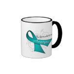 Cinta de la conciencia de la enfermedad del escler tazas