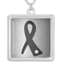 Cinta de la conciencia del cáncer del melanoma joyeria personalizada