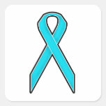 Cinta de la conciencia del trullo calcomanías cuadradases