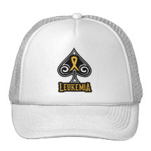 Cinta de la leucemia - gorra - edición de las espa