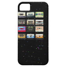 cinta de la mezcla a partir de los años 80 iPhone 5 Case-Mate cobertura
