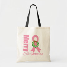 Cinta de las Felices Navidad de la conciencia del  Bolsa De Mano
