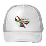 Cinta de voluta - conciencia del autismo gorras