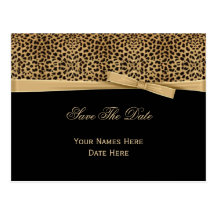 Cinta del arco del estampado leopardo en reserva d postales