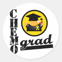 Cinta del cáncer de la niñez del graduado de Chemo Pegatinas