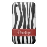 Cinta del rojo del compañero del caso del iPhone 3 iPhone 3 Case-Mate Funda