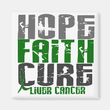 Cinta del verde esmeralda del CÁNCER de HÍGADO de  Imanes