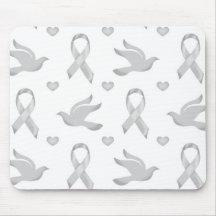 Cinta gris Mousepad de la conciencia