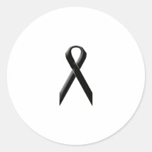 Cinta negra de la conciencia etiqueta