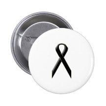 Cinta negra de la conciencia pins