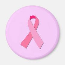 Cinta rosada imán de frigorífico