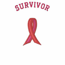 Cinta rosada - superviviente del cáncer de pecho camiseta polo