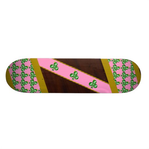 Cinta rosada tabla de patinar