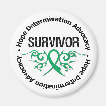 Cinta tribal del superviviente del cáncer de hígad imán