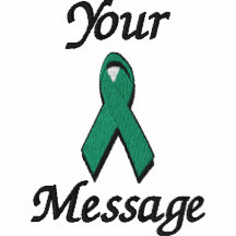 cinta verde de la conciencia - personalizar