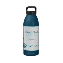 Cintas ciánicas y del trullo y botella de la liber botallas de agua