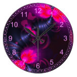 Cintas color de rosa y magentas de la hada de la f reloj