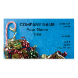 Cintas del navidad tarjetas de visita