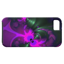 Cintas violetas y magentas del Imp púrpura - iPhone 5 Case-Mate Carcasas