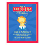 Circo/invitación de la fiesta de cumpleaños del ca