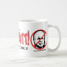 Círculo Anti-McCain Tazas De Café
